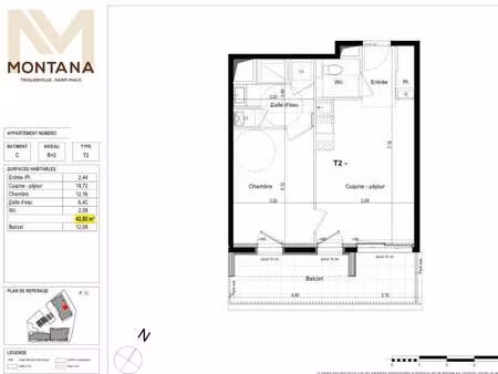 location appartement 2 pièces à saint-malo (35400) : à louer 2 pièces / 43m² saint-malo