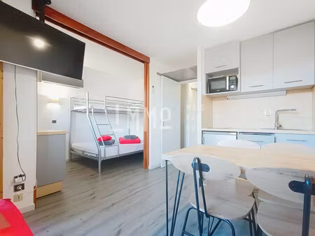 t2 meublé avec balcon – plagne montalbert  coeur de station