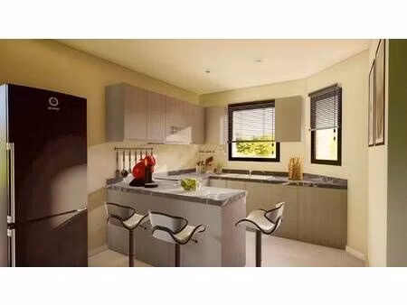 terrain avec maison neuve à vendre