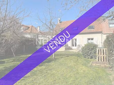 charmante maison de 130 m² 4 chambres avec sous-sol total et jardin clos  igny