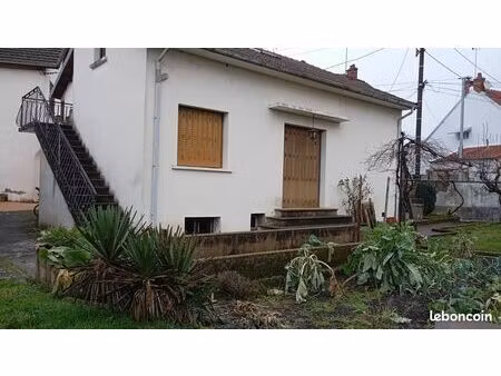 maison 80 m² avec jardin  garage et cave