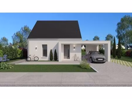 terrain avec maison neuve à vendre