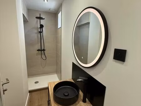 grand t2 rénové + terrasse