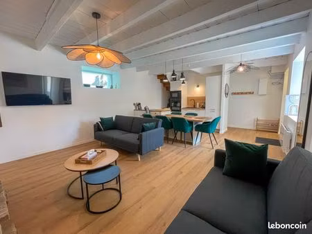 a vendre - charmante maison entièrement rénové situé à plouézec  à 1 km de la mer