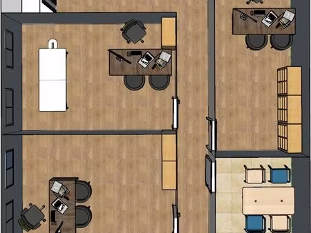 bureau à louer 15m2 ville es lan