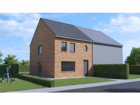 nieuw te bouwen halfopen bebouwing te desteldonk