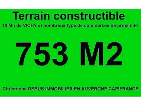 terrain constructible à vendre