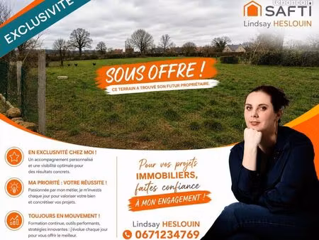 terrain 729 m² la barre-de-semilly