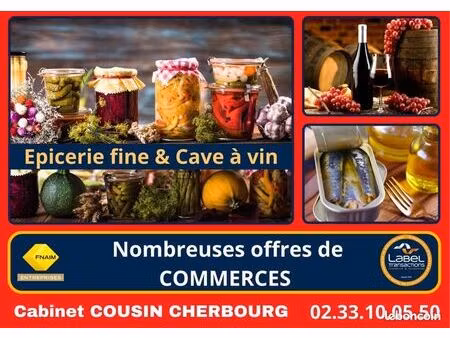 fonds de commerce épicerie fine  caviste 60 m²