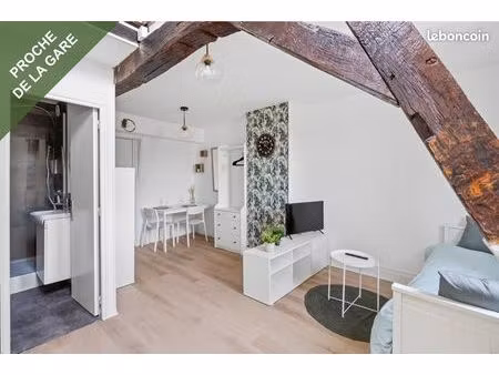studio meublé  avec mezzanine- centre ville