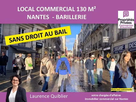 44000 nantes local commercial130 m² a louer ? quartier decre