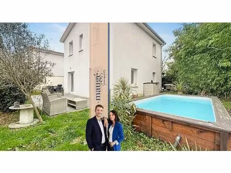 maison - 4 chambres - jardin - garage - terrasse - piscine