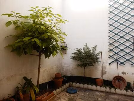 spacieuse maison de village en pierres r+2 avec cour et garage