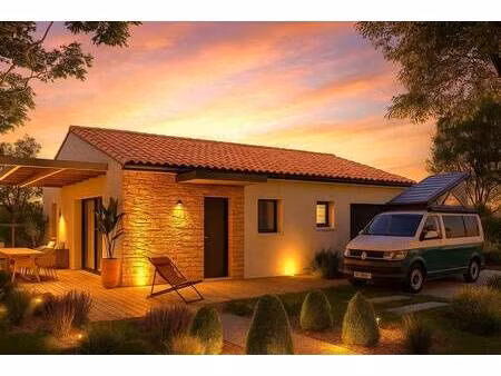 terrain avec maison neuve à vendre