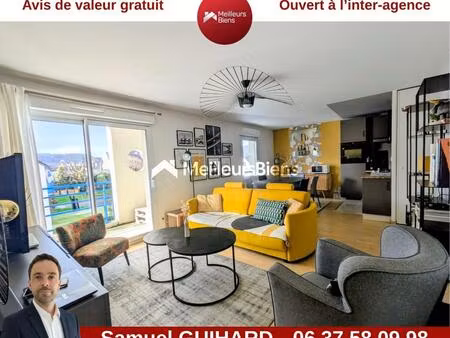 44420 la turballe - appartement t3 avec balcon  cave  garage et parking