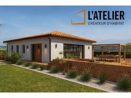 terrain avec maison neuve à vendre