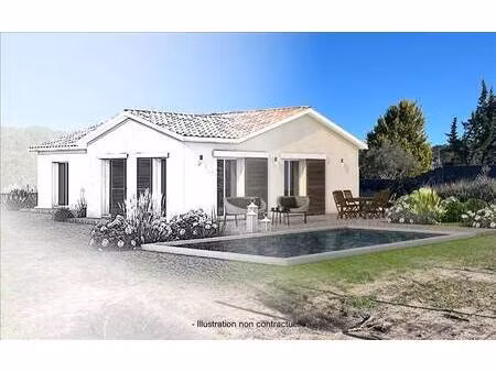 terrain avec maison neuve à vendre