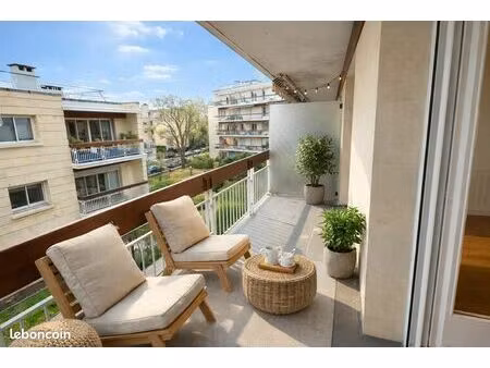 nogent-sur-marne – élégant 3 pièces refait à neuf  balcon  parking + cave