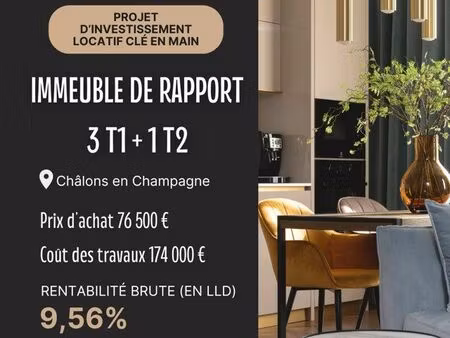 investissement locatif - chalons en champagne