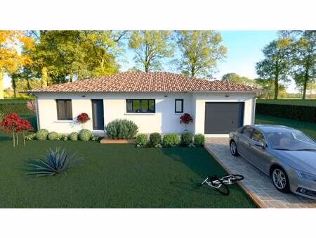 terrain avec maison neuve à vendre