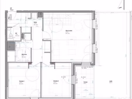 appartement 3 pièces 74 m²