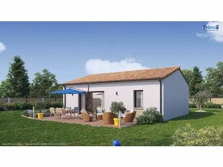 terrain avec maison neuve à vendre