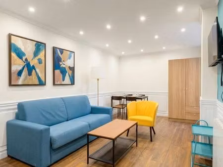 grand studio-rue popincourt- paris 11 bail mobilité