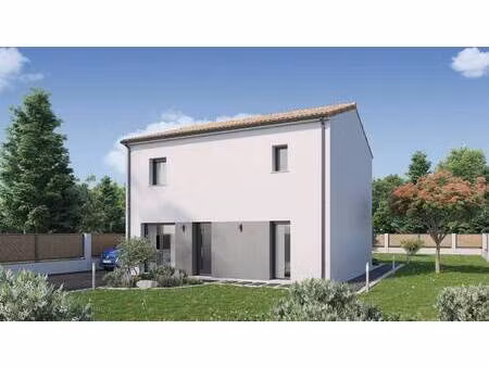 terrain avec maison neuve à vendre