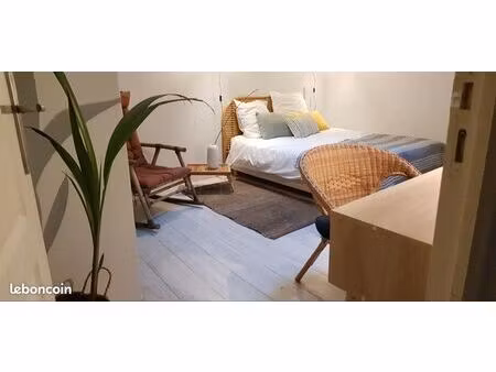 appartement f2 + studio meublé   hypercentre