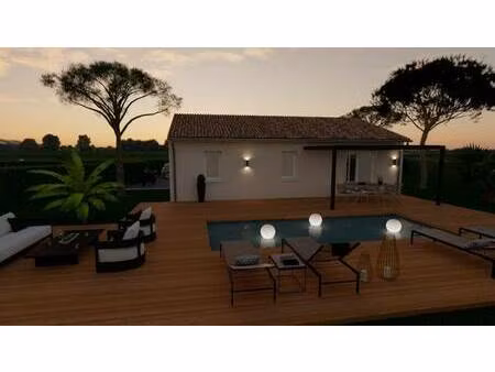 terrain avec maison neuve à vendre