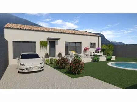 terrain avec maison neuve à vendre