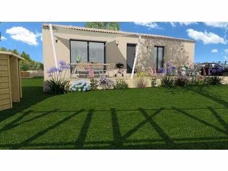 terrain avec maison neuve à vendre