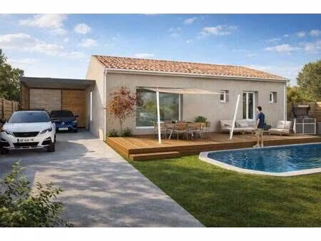 terrain avec maison neuve à vendre