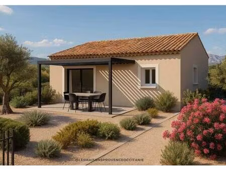 terrain avec maison neuve à vendre