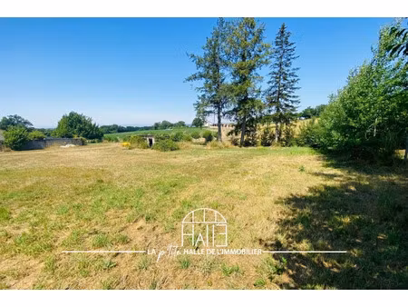 vente terrain 1400 m² à nantiat (87140)  30 000 €