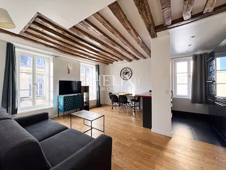 magnifique appartement meublé 2 pièces double exposition saint-germain-en-laye  5' rer a