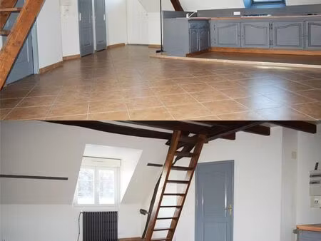 f2 d'exception  rosoy  terrasse  mezzanine