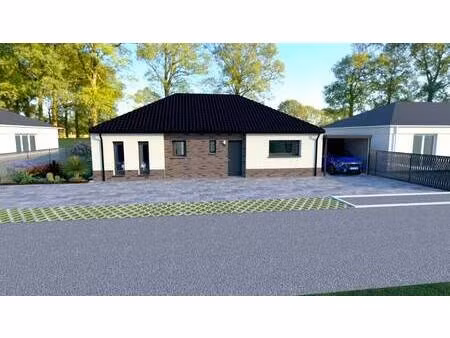 terrain avec maison neuve à vendre