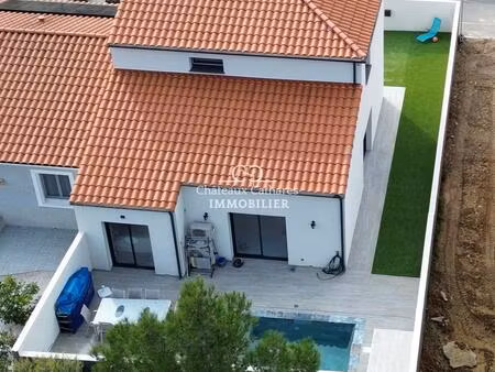 maison neuve de standing avec garage jardin et piscine