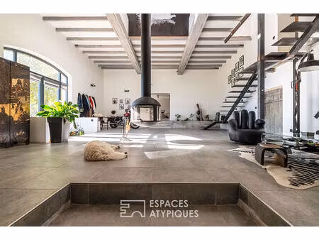 ancien chai transformé en loft xxl à bergerac