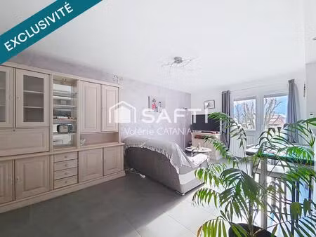 sassenage – appartement t4 de 76m²  lumineux avec balcon  garage et cellier