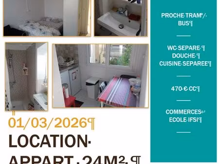 location appart. 24m² ile de nantes