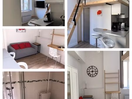 studio tout équipé avec mezzanine