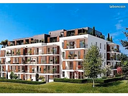 frontière genevoise  superbe t2 avec belle terrasse  garage  cave