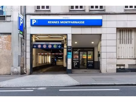 parking indigo rennes montparnasse - paris