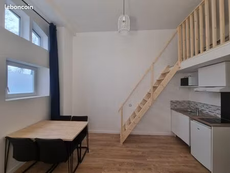 t1bis meublé - centre ville