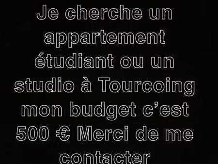 je cherche un appartement étudiant
