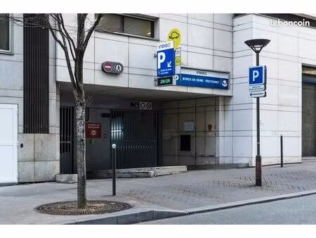 parking indigo bords de seine freyssinet - paris