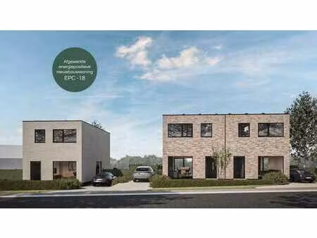 afgewerkte energiepositieve (epc -18) nieuwbouwwoning