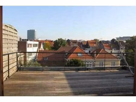 châtelain - penthouse une chambre avec terrasse